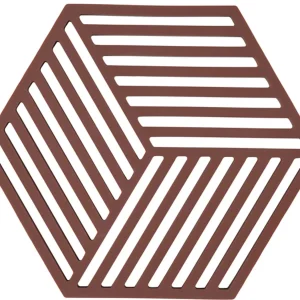 Zone Trivet Hexagon Burgundy