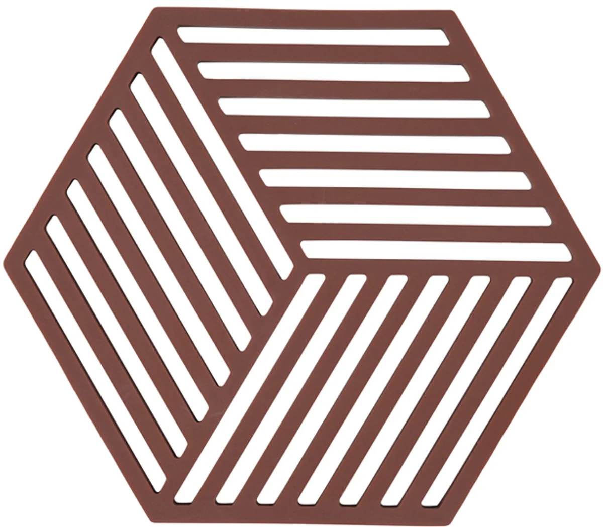 Zone Trivet Hexagon Burgundy