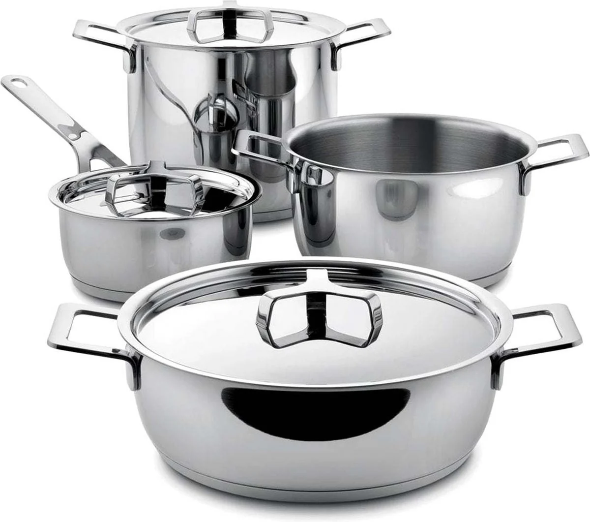 Alessi Pots&Pans Set 7 Pcs. - Afbeelding 3
