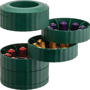 Alessi Plissé Koffiecapsulehouder Groen