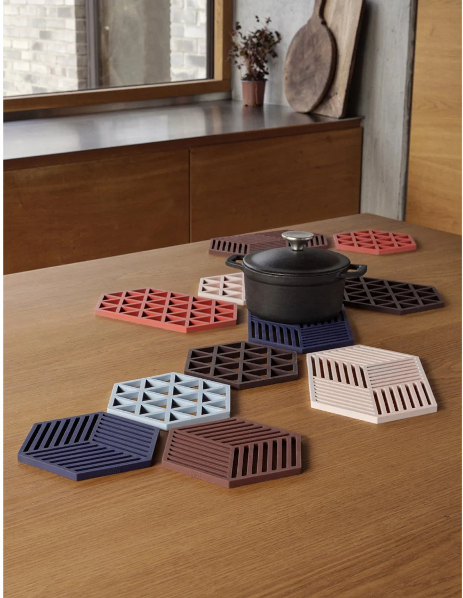 Zone Trivet Hexagon Burgundy - Afbeelding 3