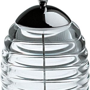 Alessi Honey Pot honingdispenser van kristalglas