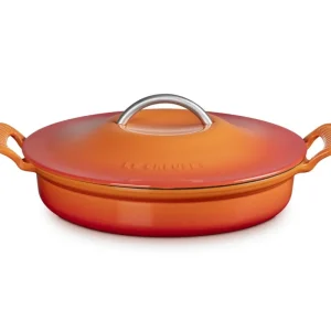 Le Creuset Modern Heritage Lage Braadpan 28cm Oranjerood