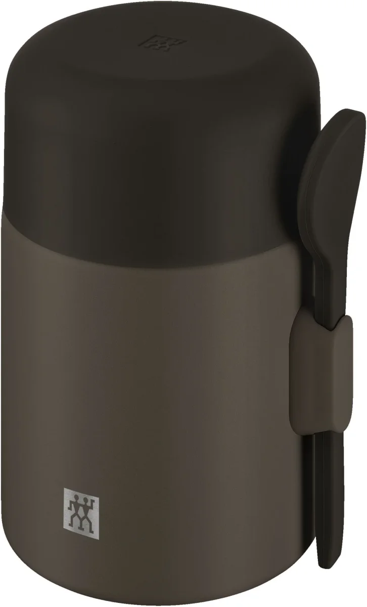 Zwilling Thermo+ Isoleerfles voor maaltijd 600 ml - chocolate grey